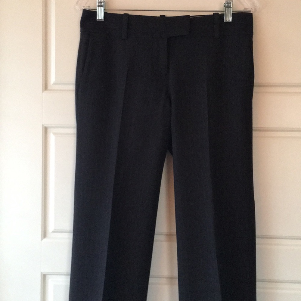 Ann Taylor Grey Striped Pants 2P